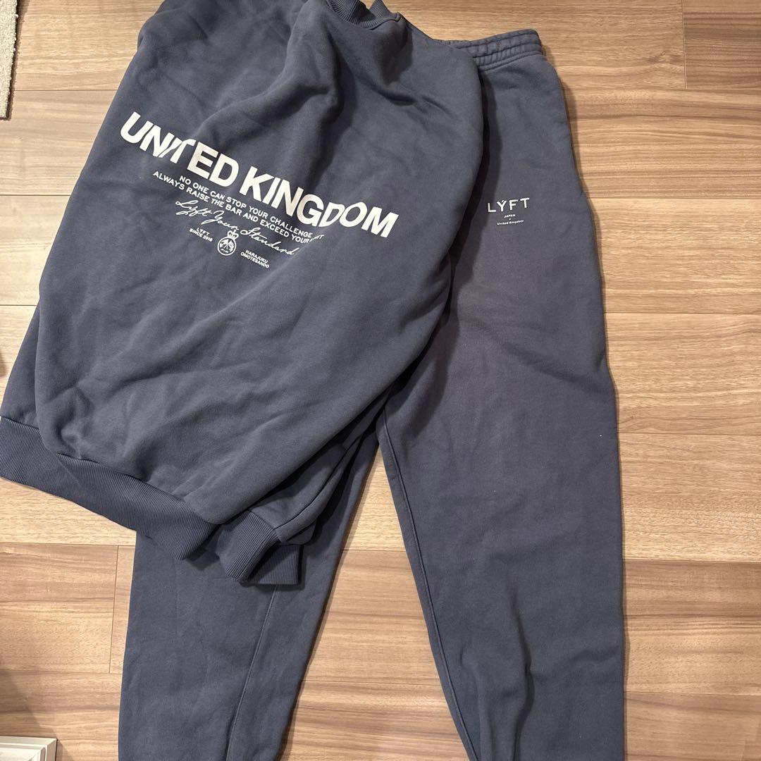 LYFT ダークブルー スウェット上下セット