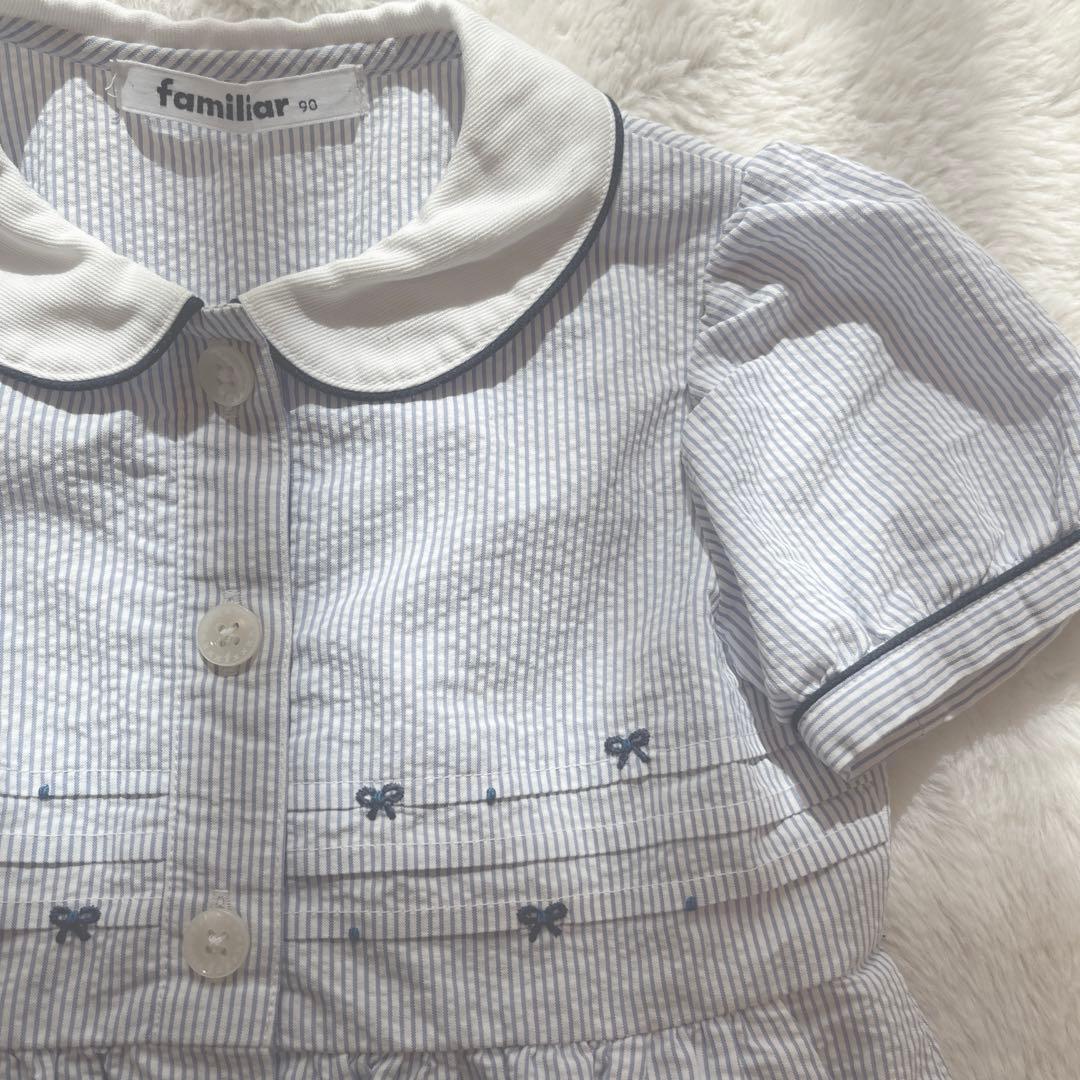 ファミリア　半袖ワンピース　春夏　お受験