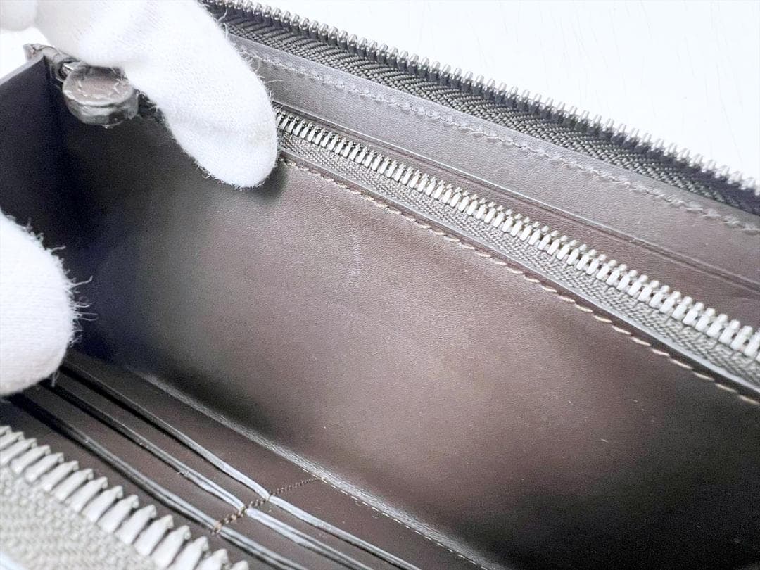 美品　ベルルッティ　イタウバ　スクリットレザー　ロングジップウォレット　長財布