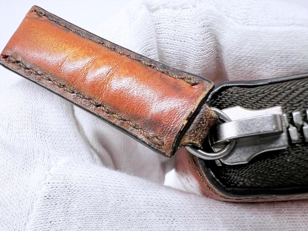 美品　ベルルッティ　イタウバ　スクリットレザー　ロングジップウォレット　長財布