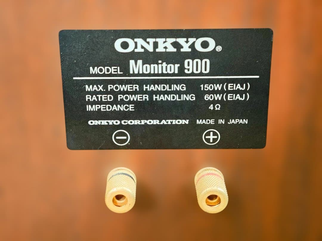 【音出し確認済】ONKYO Monitor 900 スピーカー ペア オンキヨー