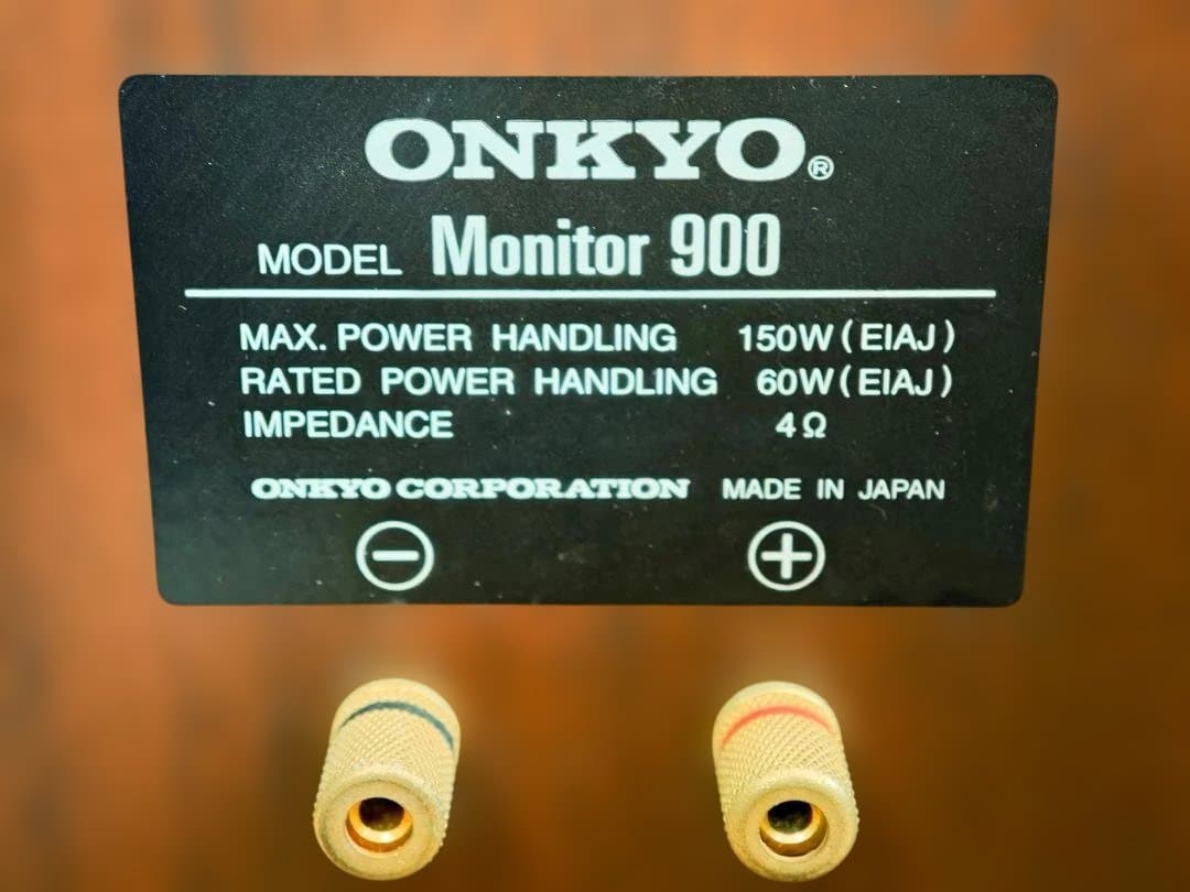 【音出し確認済】ONKYO Monitor 900 スピーカー ペア オンキヨー