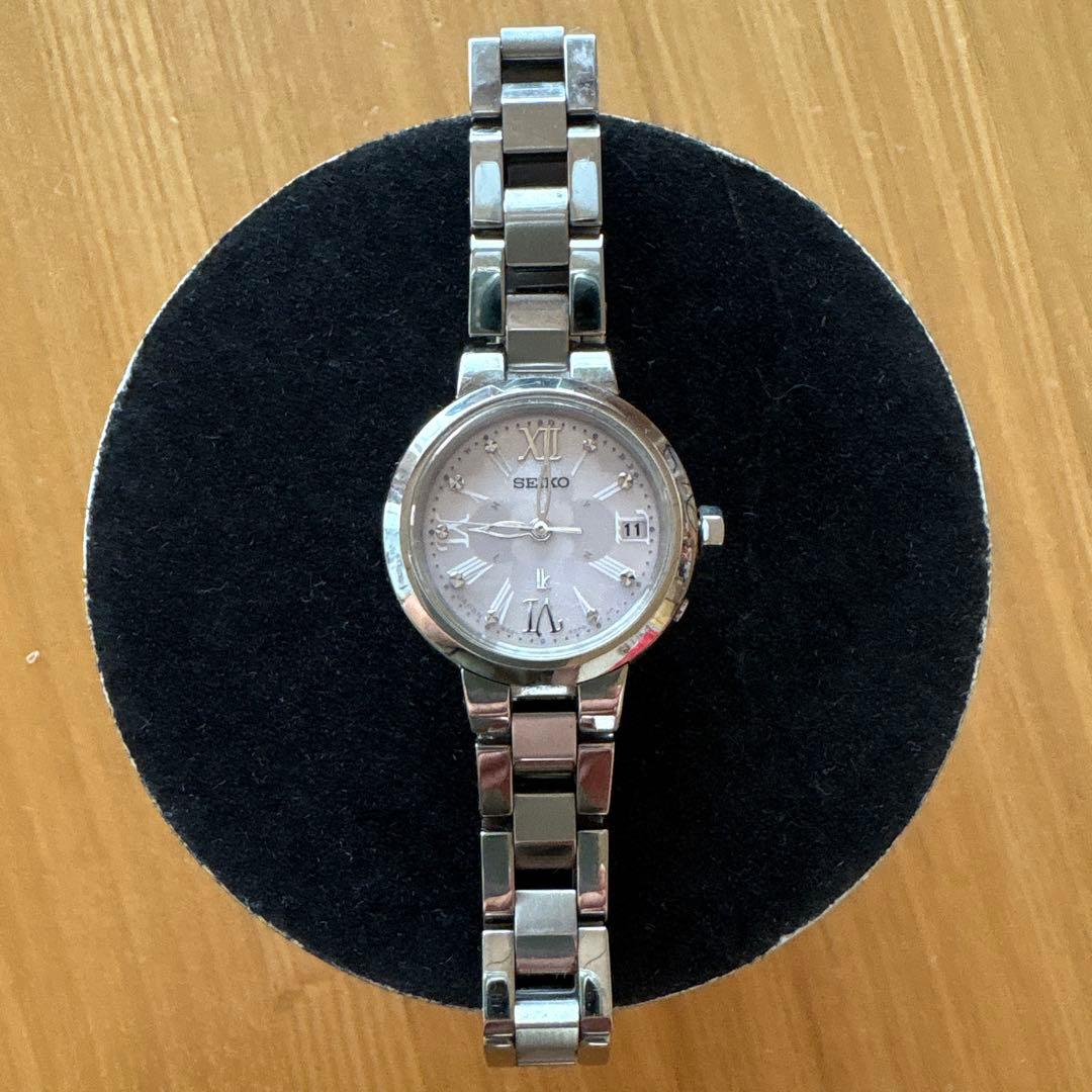 seiko lk 1B22-OBLO 【美品】ルキア クローバー ピンク