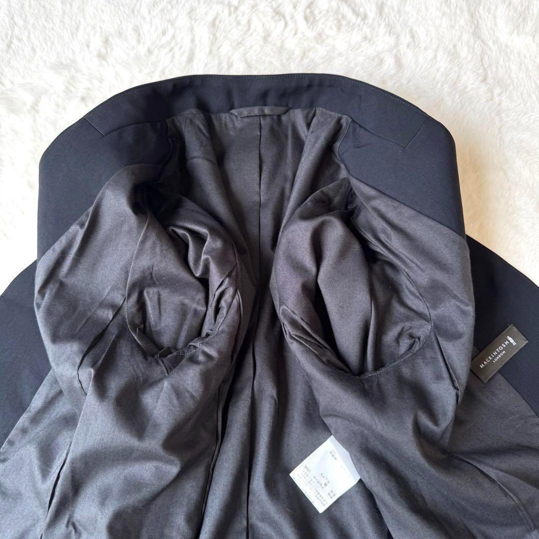 【美品】マッキントッシュロンドン　セットアップ　パンツスーツ　ノーカラー　36