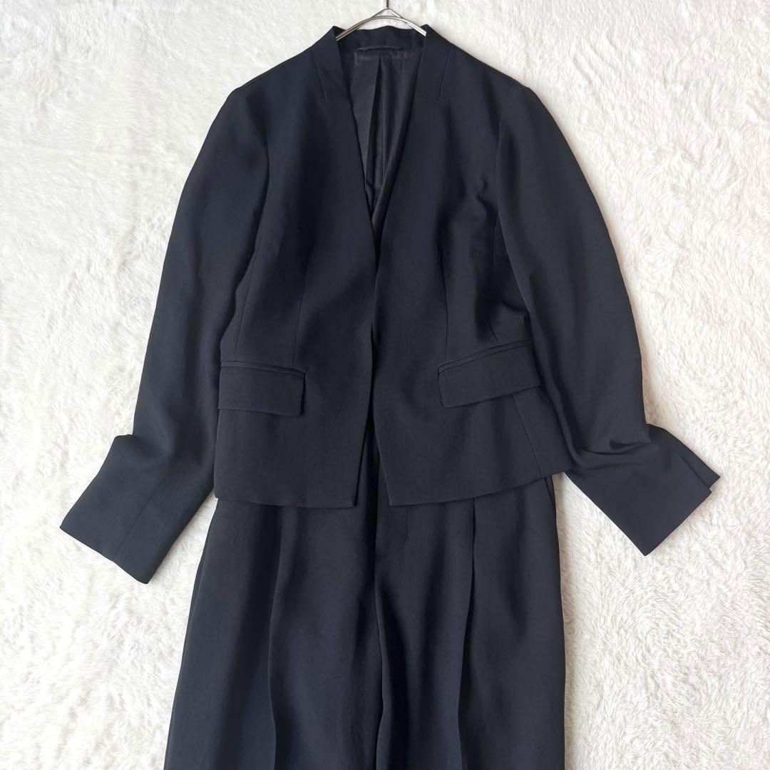 【美品】マッキントッシュロンドン　セットアップ　パンツスーツ　ノーカラー　36