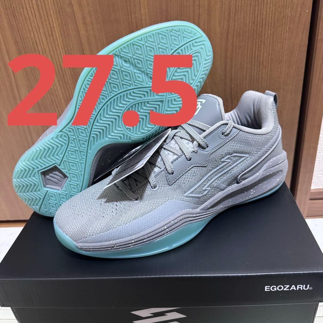 【27.5】 EGOZARU RIKU1 Stone Gray x Glow