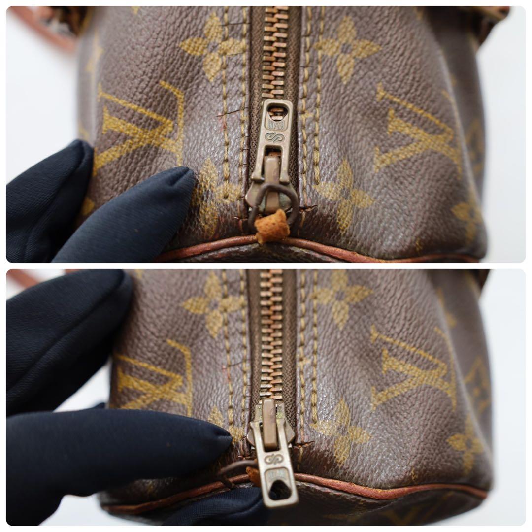 ルイヴィトン　パピヨン30 モノグラム　親子　ポーチ付き　ボストン