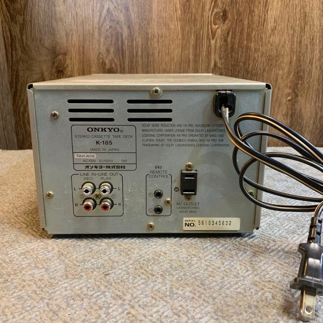 G261\" ONKYO ステレオセット A-909X K-185 D-SX9A