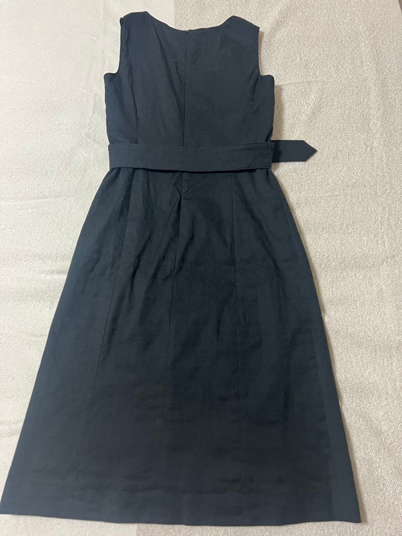 【美品】BURBERRYLONDONシャドーチェックワンピースワンピース 黒38