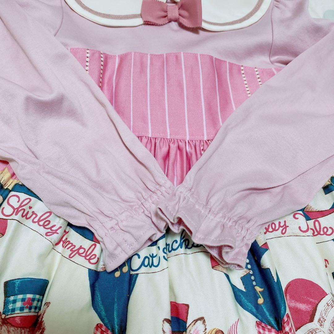 【*y様 ネコオーケストラワンピース/シャーリーテンプル