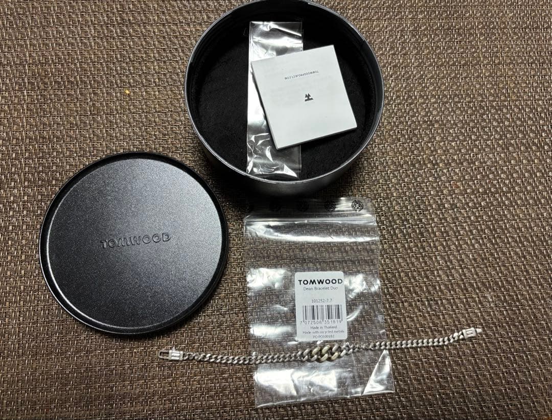 アクセサリー TOMWOOD Dean Bracelet Duo 7.7inc