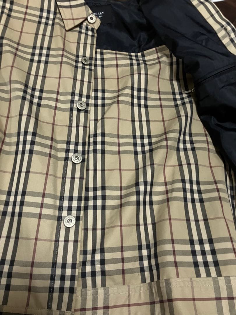 BURBERRY BLACK LABEL のノバチェック柄ジャケット　送料無料