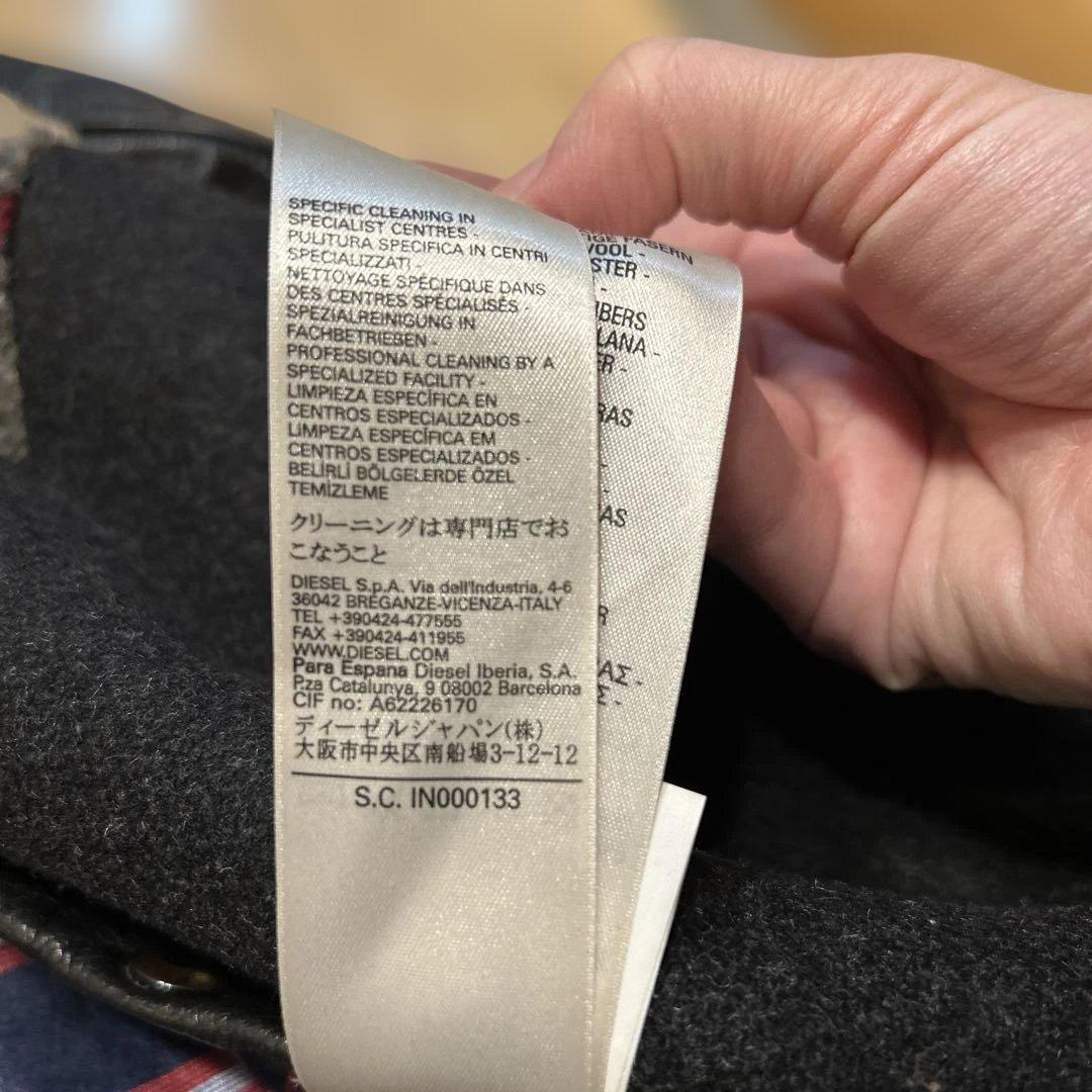 Baby's shop様[美品]切り替えウールレザースタジャン