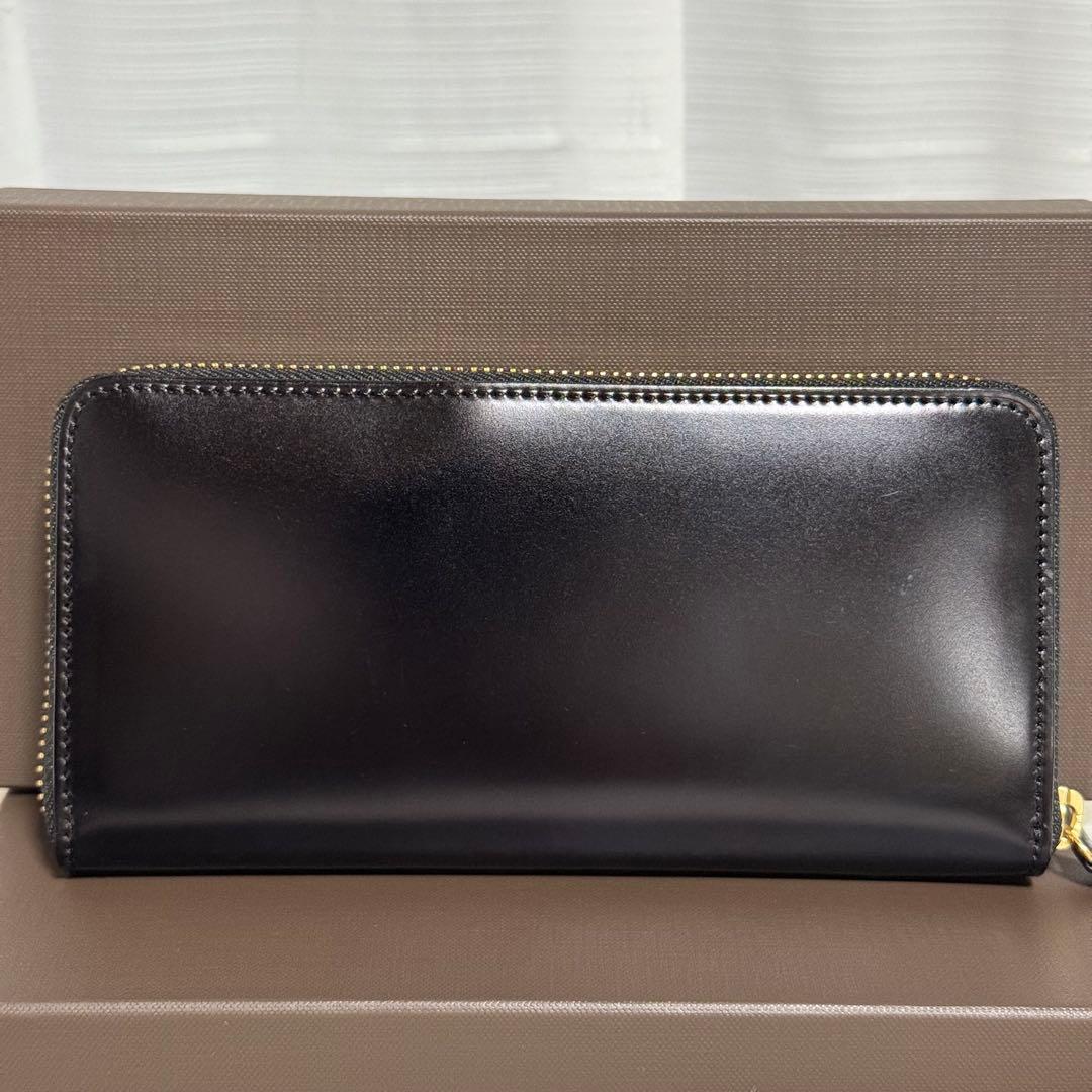 未使用級⭐️ココマイスター コードバン スカイスクレーパー　ラウンドジップ　黒