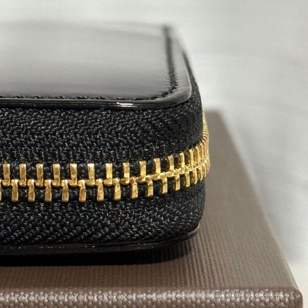 未使用級⭐️ココマイスター コードバン スカイスクレーパー　ラウンドジップ　黒