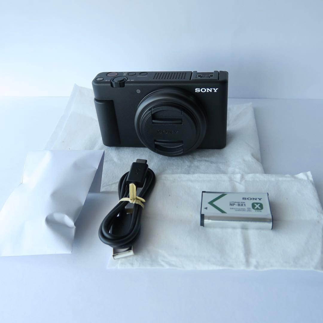 【2025年7月購入！極美品】SONY ZV-1F（ほぼ未使用）純正付属品完備