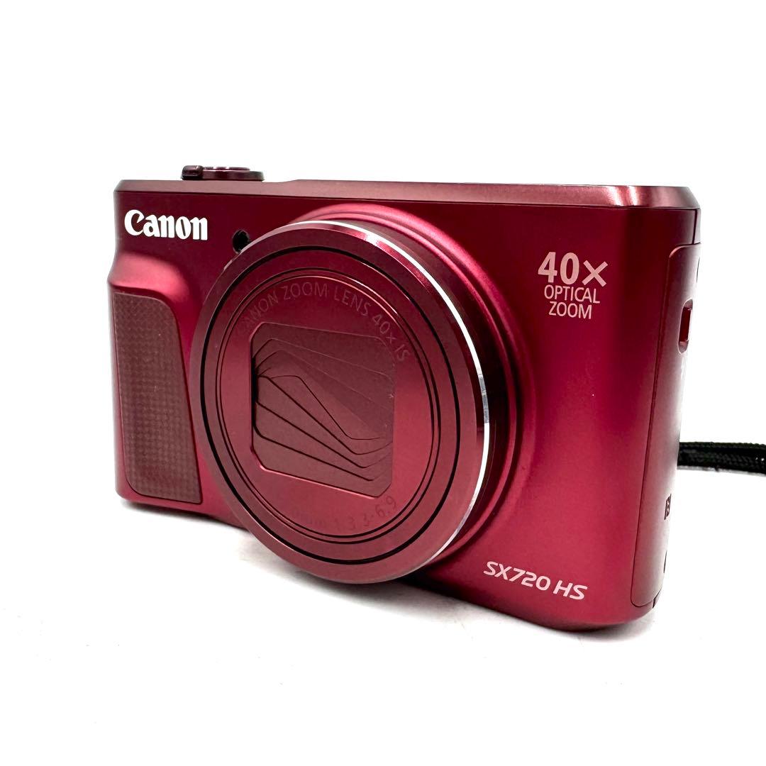 動作良好 Canon PowerShot SX720 HS レッド キャノン
