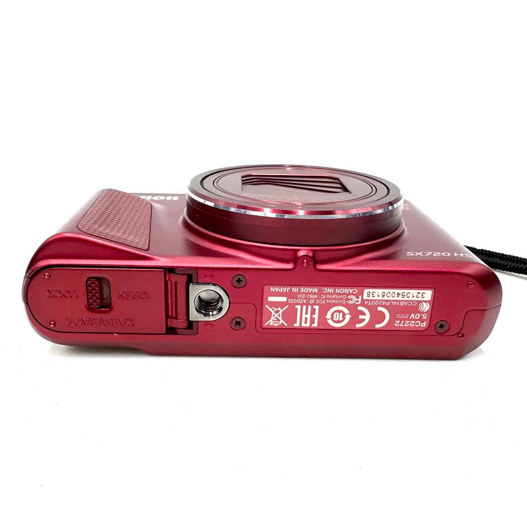 動作良好 Canon PowerShot SX720 HS レッド キャノン