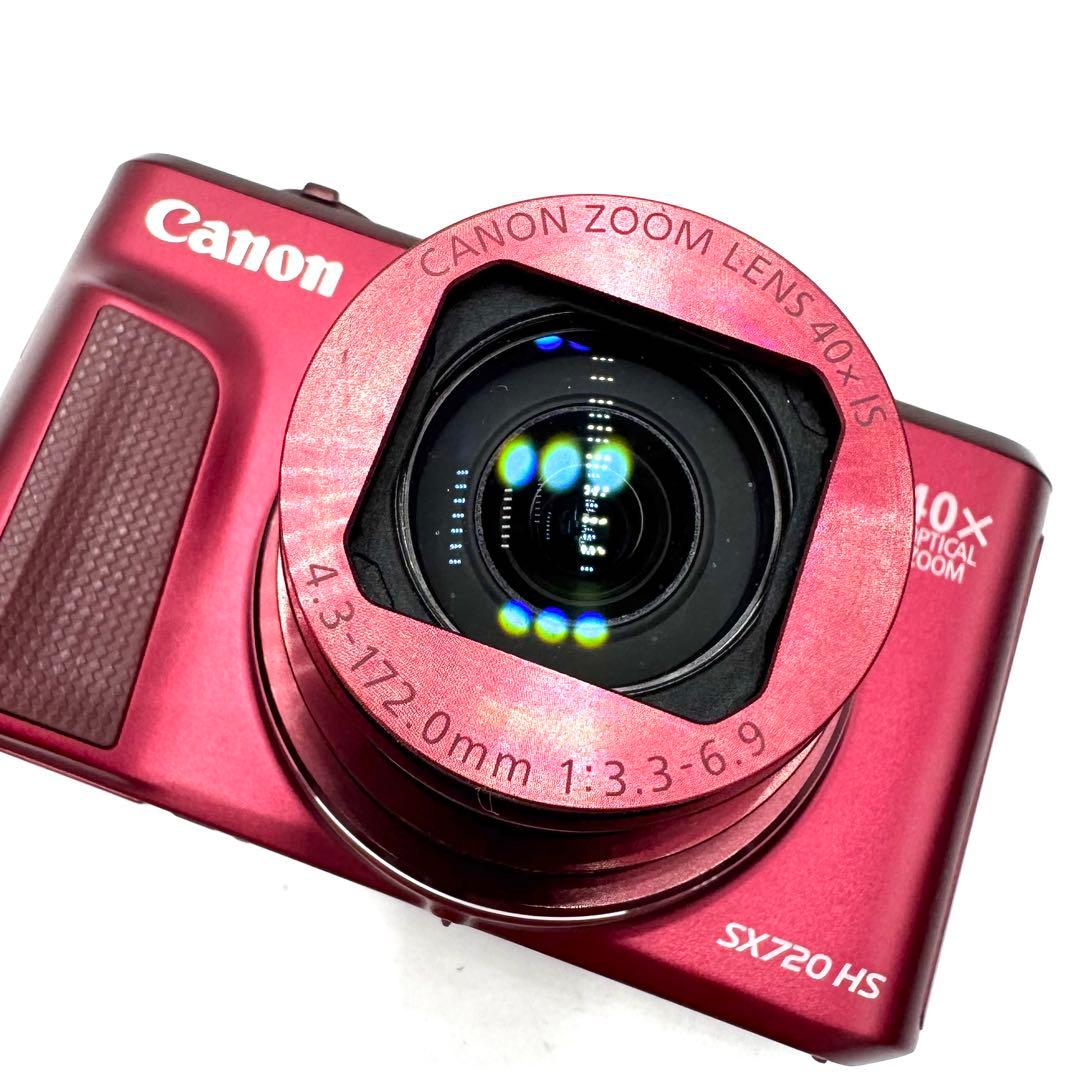 動作良好 Canon PowerShot SX720 HS レッド キャノン