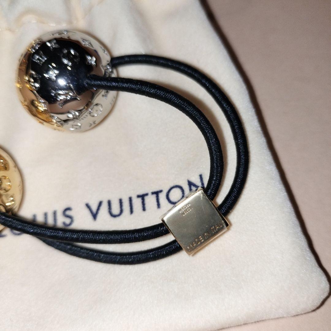 LOUISVUITTONヘアゴム ナノグラムプラネットLV M80266