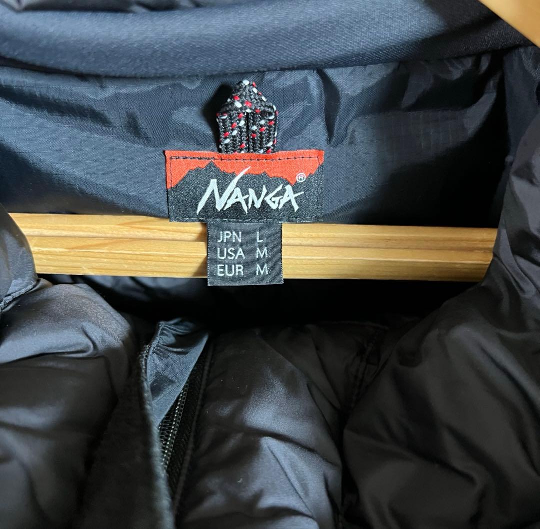 ナンガ、オーロラテックス ダウンジャケット、ブラック、Lサイズ、新品未使用