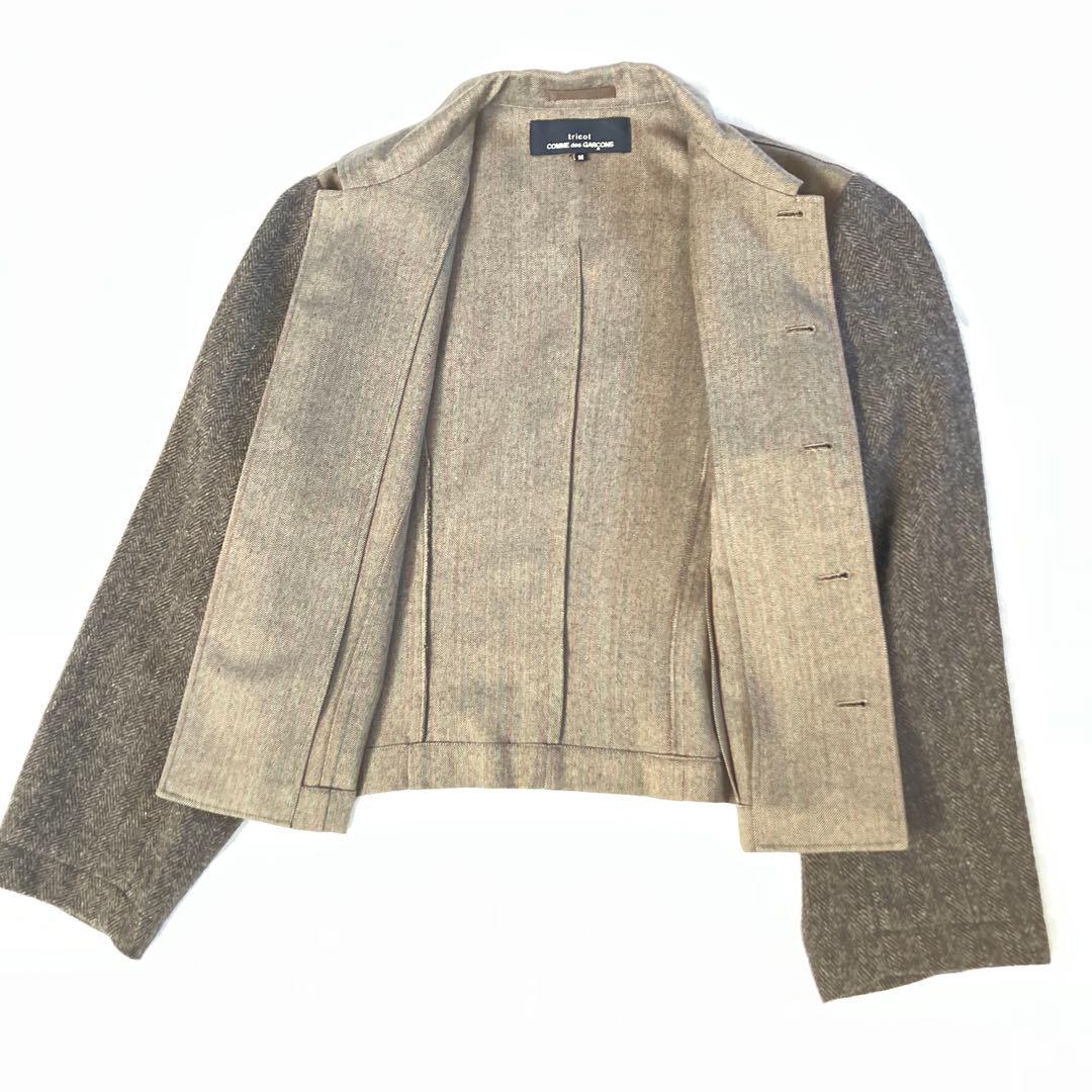 tricot COMME des GARÇONS M ブラウンジャケット