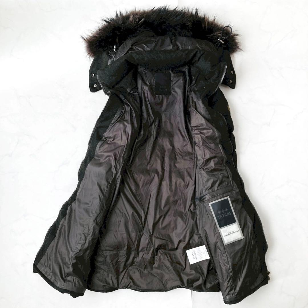 極美品✨️タトラス　ラビアナ　ダウンコート　ダークブラウン　サイズ01