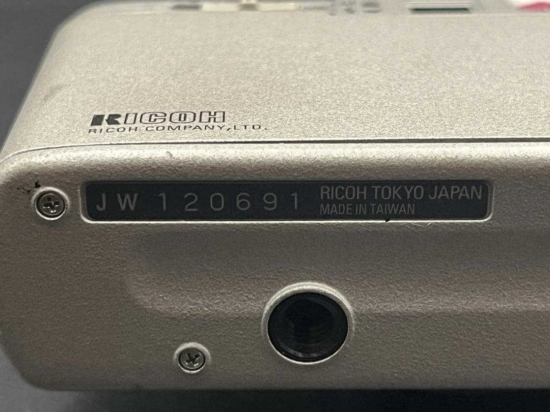 液晶OK リコー Ricoh GR1s シルバー コンパクトカメラ