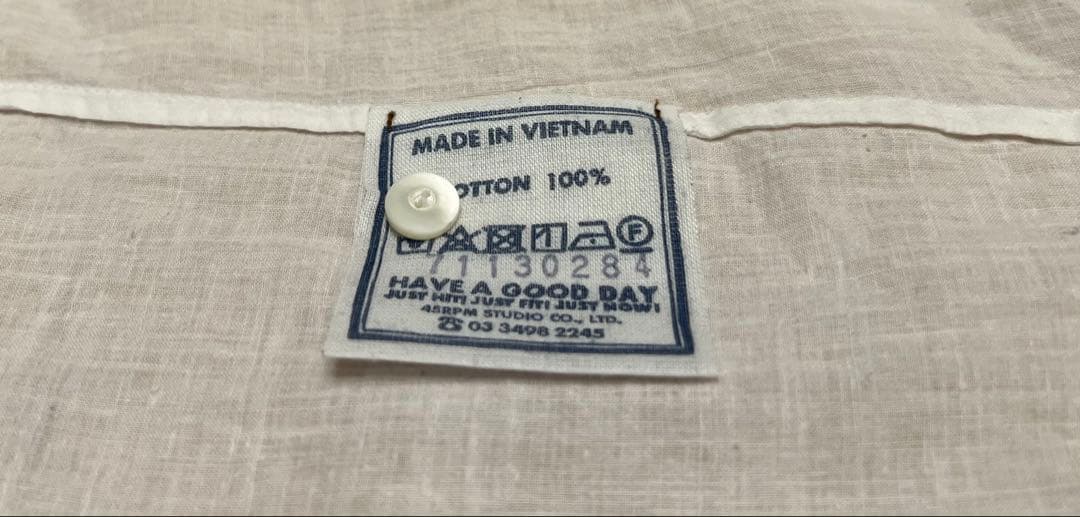 45R インドカディのセーラーブラウスM