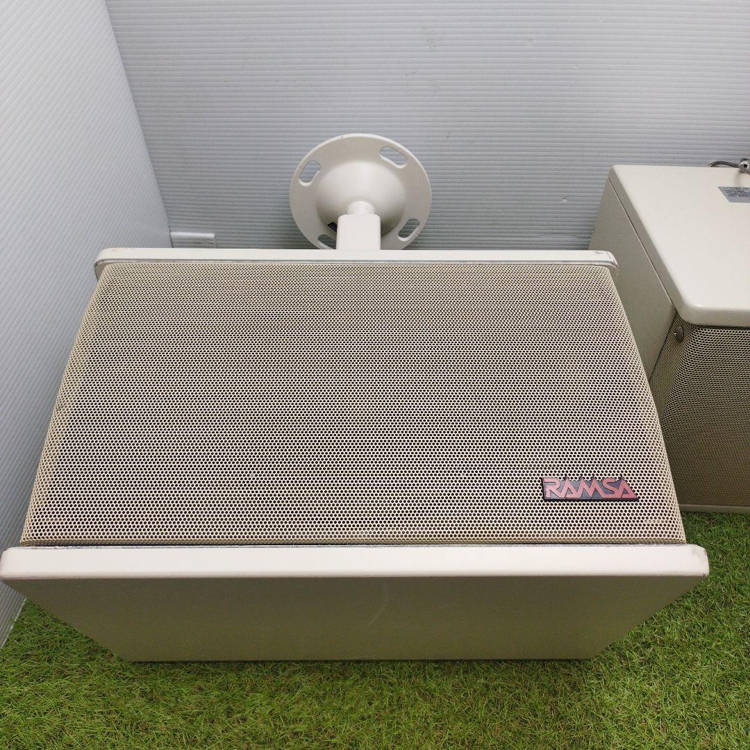 高明瞭度広指向角スピーカー RAMSA WS-A30-W ※天吊り金具付き