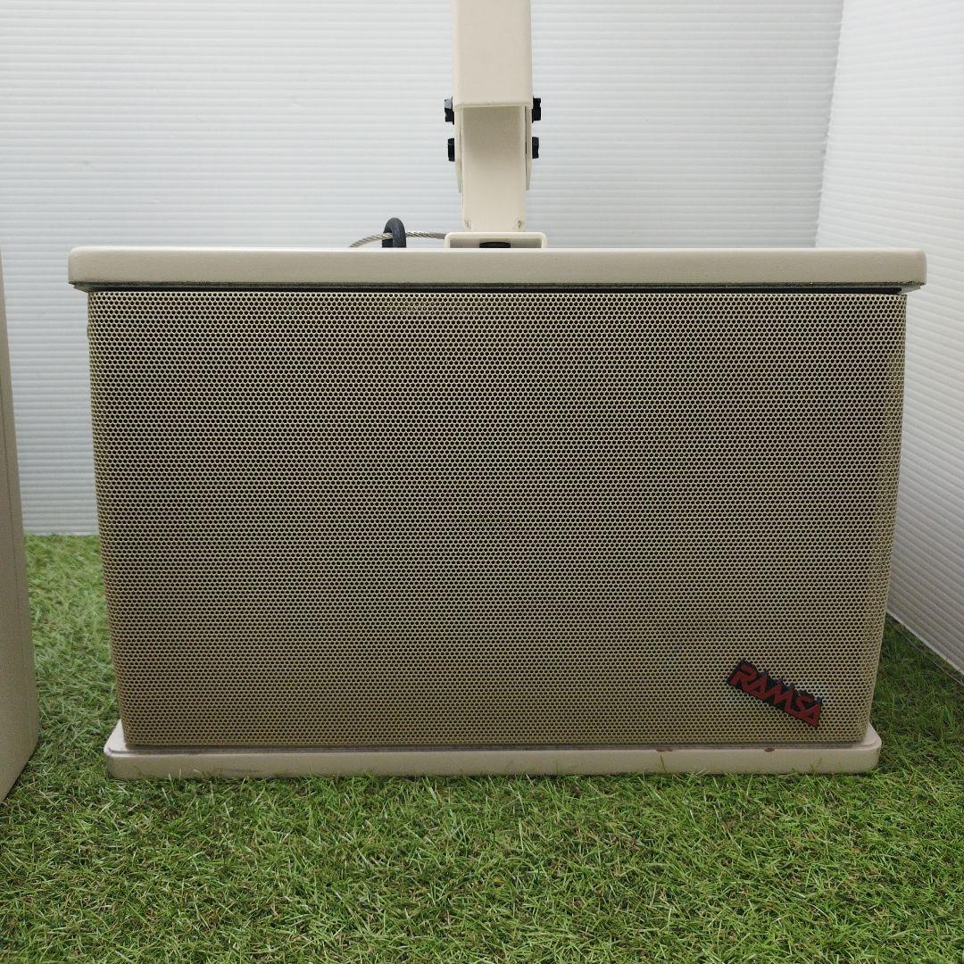 高明瞭度広指向角スピーカー RAMSA WS-A30-W ※天吊り金具付き