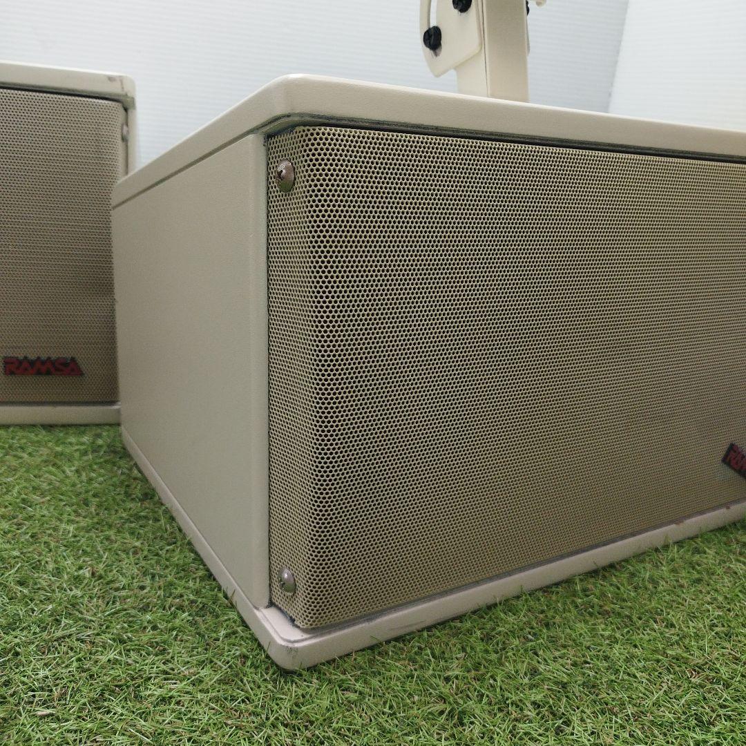 高明瞭度広指向角スピーカー RAMSA WS-A30-W ※天吊り金具付き