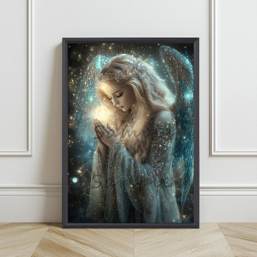 【ヒーリングアート】純白の翼 作品番号:sep264