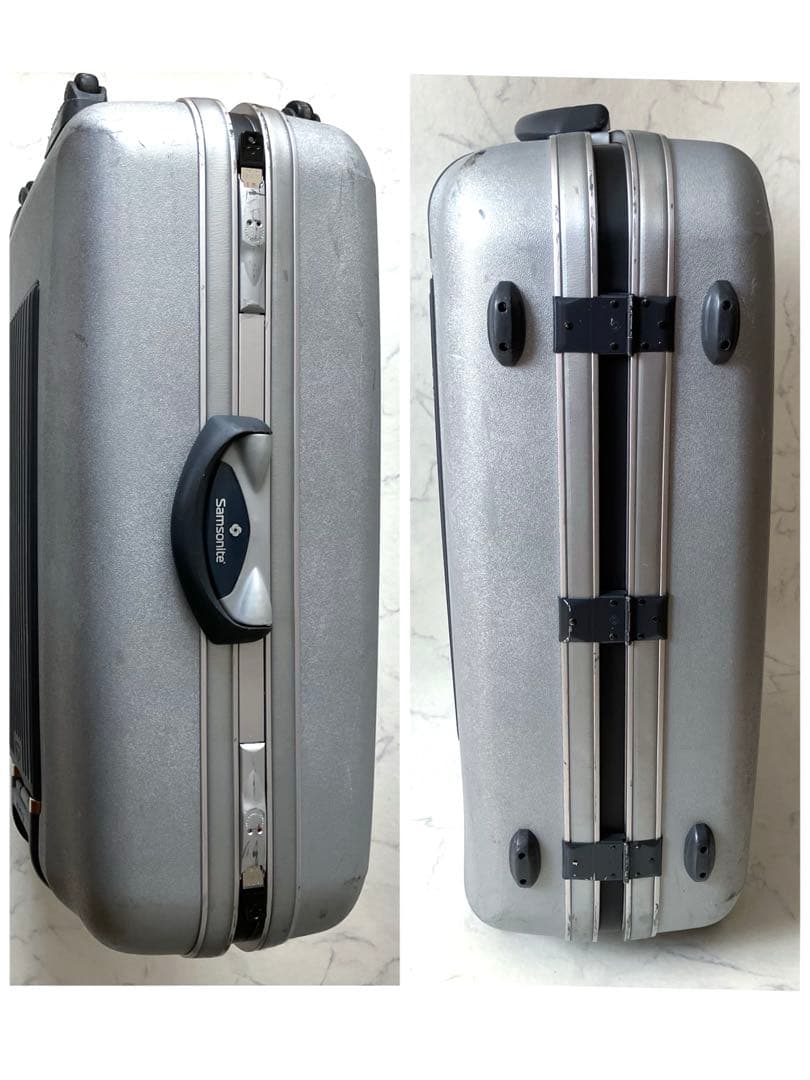 廃盤 サムソナイト シルエットMV 97ℓ スーツケース シルバー　大容量