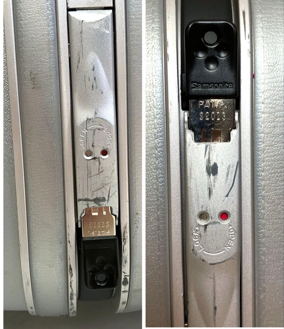 廃盤 サムソナイト シルエットMV 97ℓ スーツケース シルバー　大容量