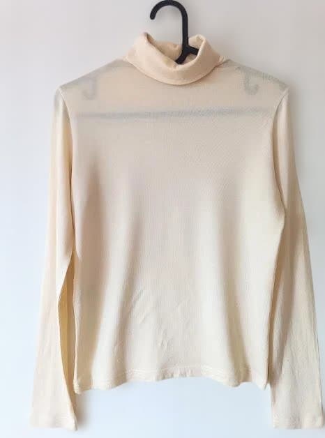 エルメス HERMESマルジェラ期 タートルカットソー カシミヤシルク サイズM