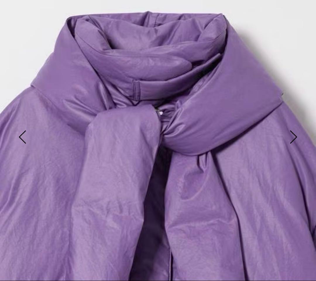 6 ROKU ダウンフーディージャケット ブラック 38サイズ