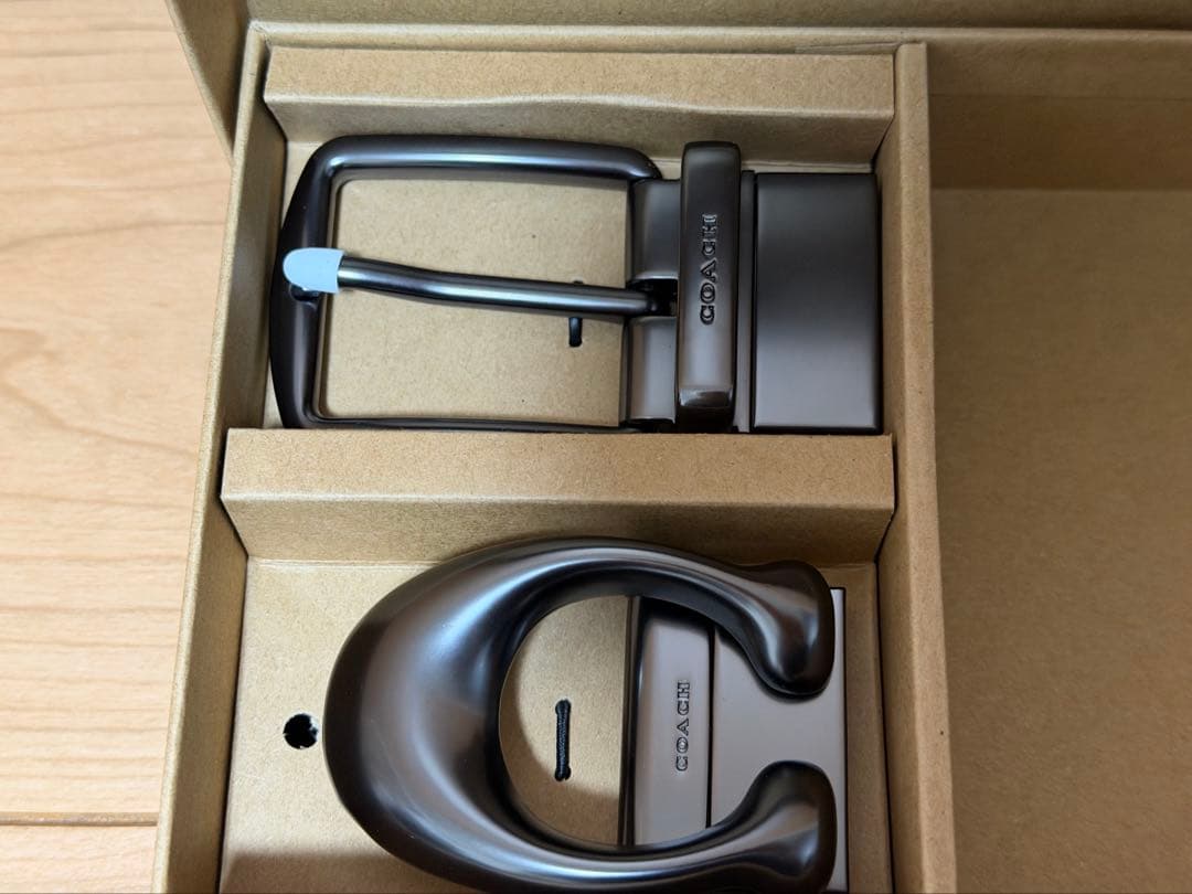 新品未使用 Coach コーチ ブラック ベルト 調整可能