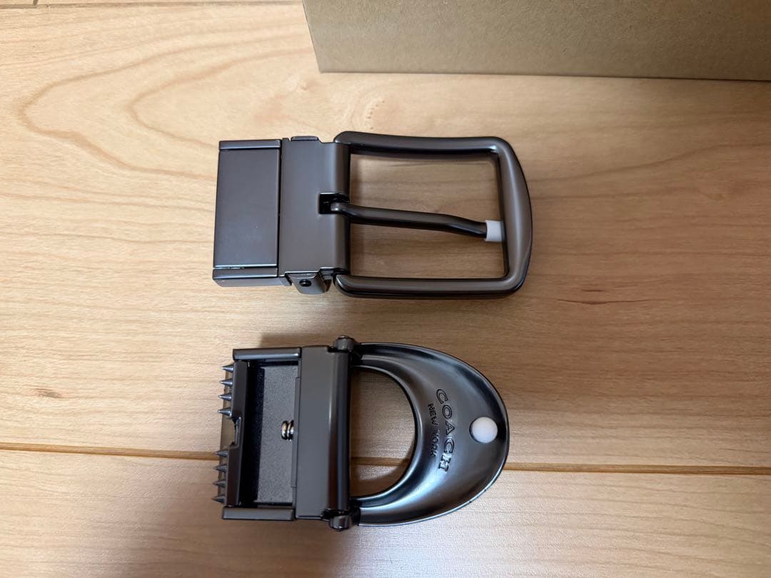 新品未使用 Coach コーチ ブラック ベルト 調整可能