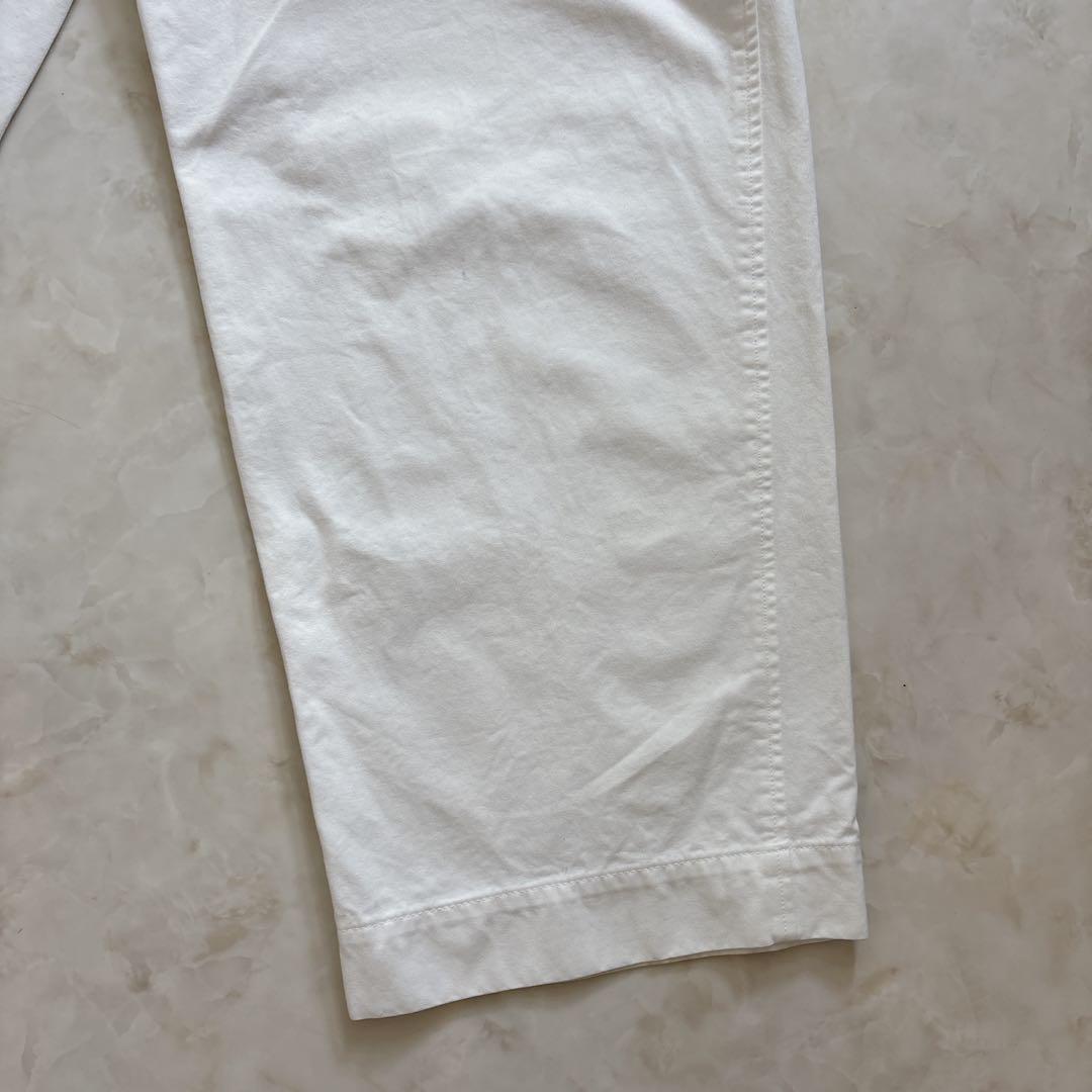 LOEFF コットンツイル 2タックパンツ