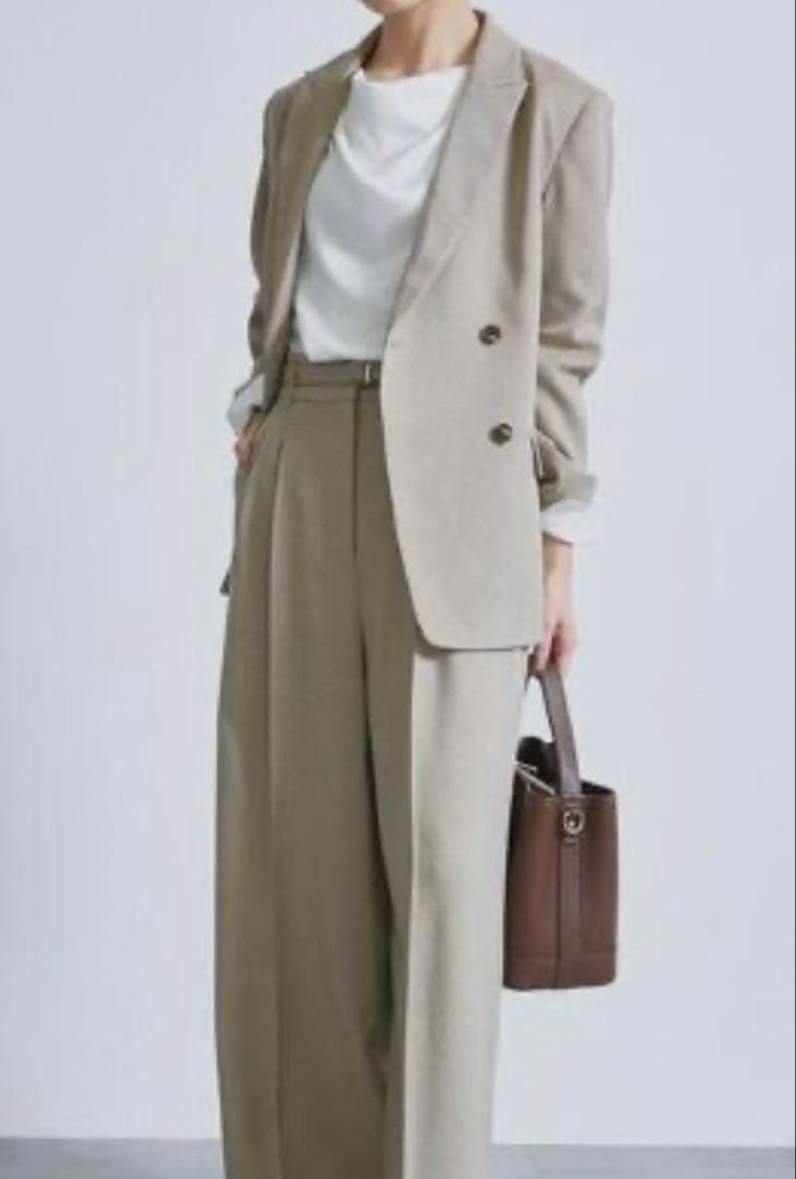 ROSSO 防シワライクツイード　ジャケット＆パンツ