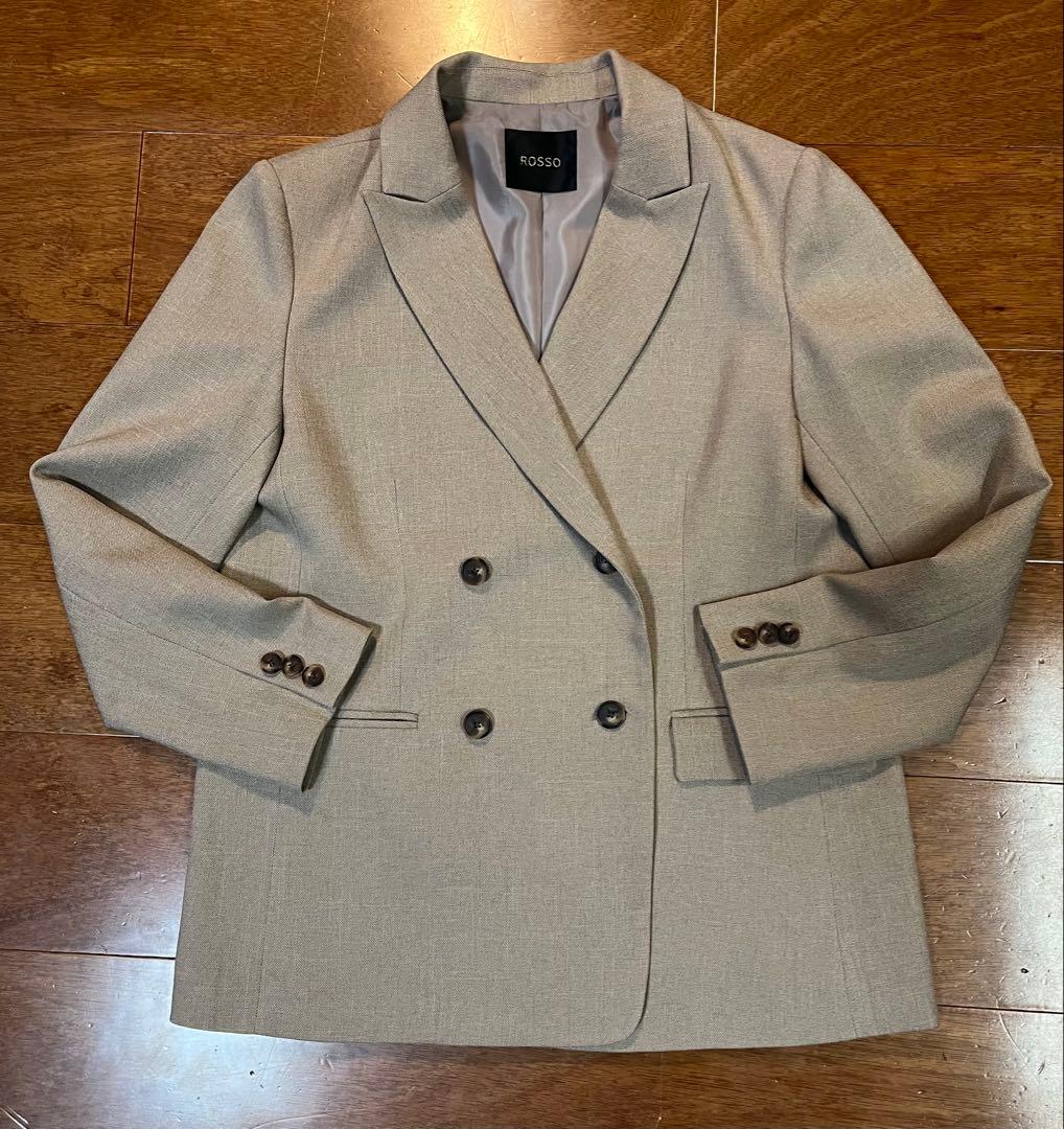 ROSSO 防シワライクツイード　ジャケット＆パンツ