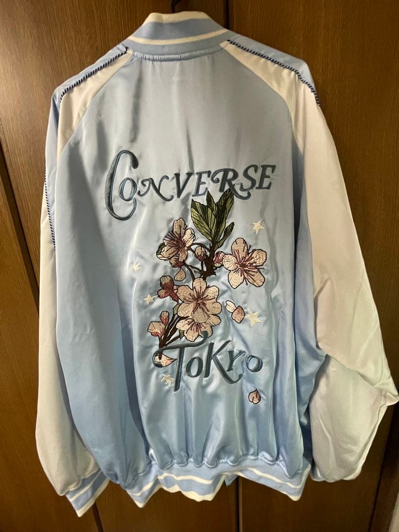 コンバーストウキョウ スカジャン 花柄刺繍 CONVERSE TOKYO