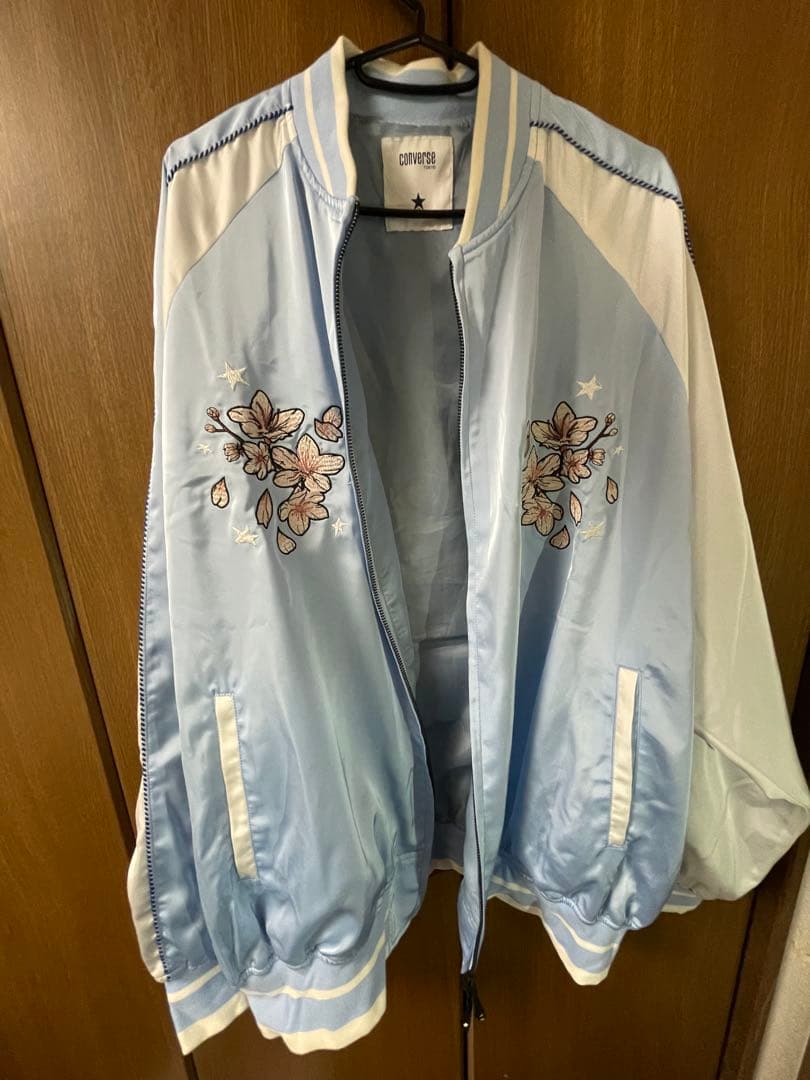 コンバーストウキョウ スカジャン 花柄刺繍 CONVERSE TOKYO