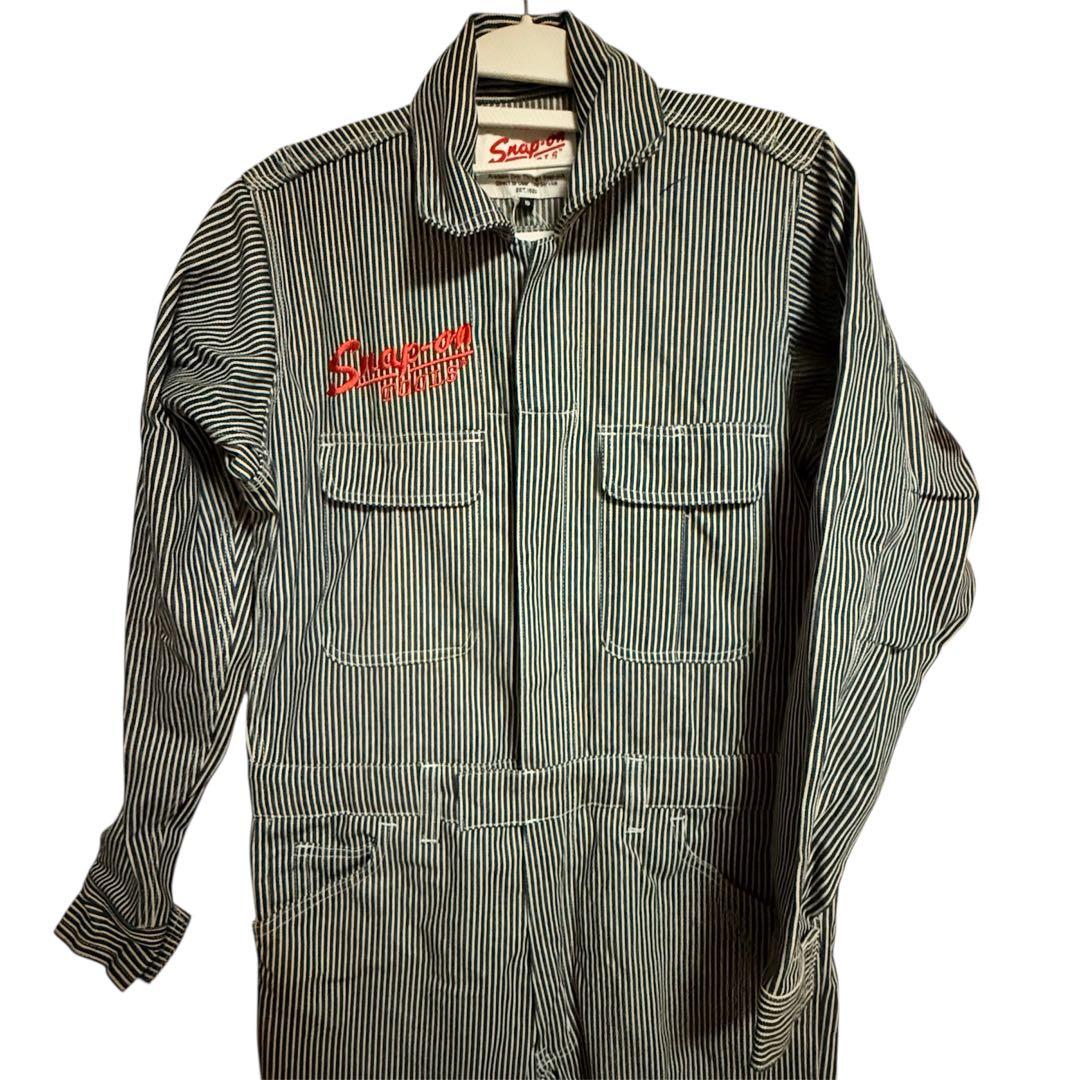 Snap-on ストライプ オーバーオール　新品　Sサイズ　試着のみ