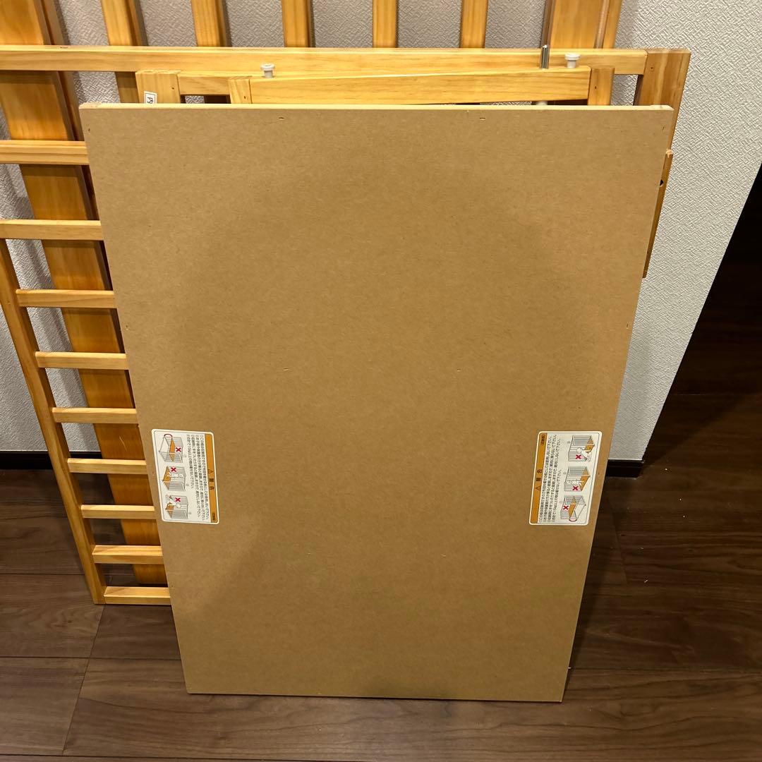 gl.k　美品　【手渡し限定】カトージ　ハイシートミニベッド　ナチュラル