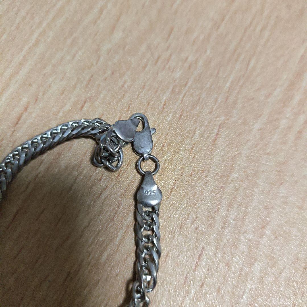 喜平　シルバー925　シルバー チェーンネックレス　刻印あり画像