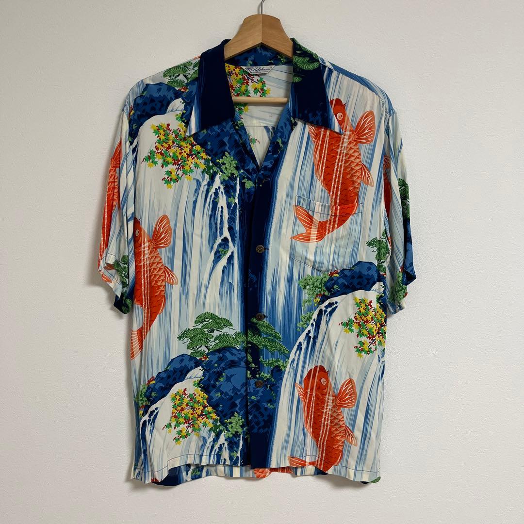 ラ*ン様 sunsurf サンサーフ アロハシャツ 鯉