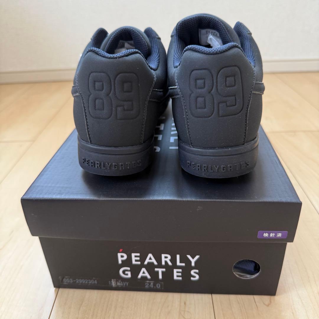 最終値下げ　新品未使用　パーリーゲイツ　ローカットスパイクシューズ 24.0cm