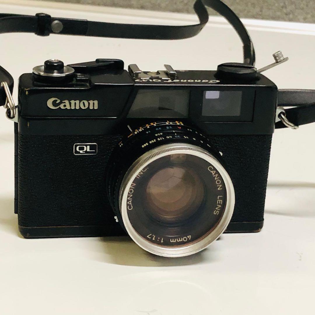 Canon Canonet QL17 レンジファインダーカメラブラック動作品